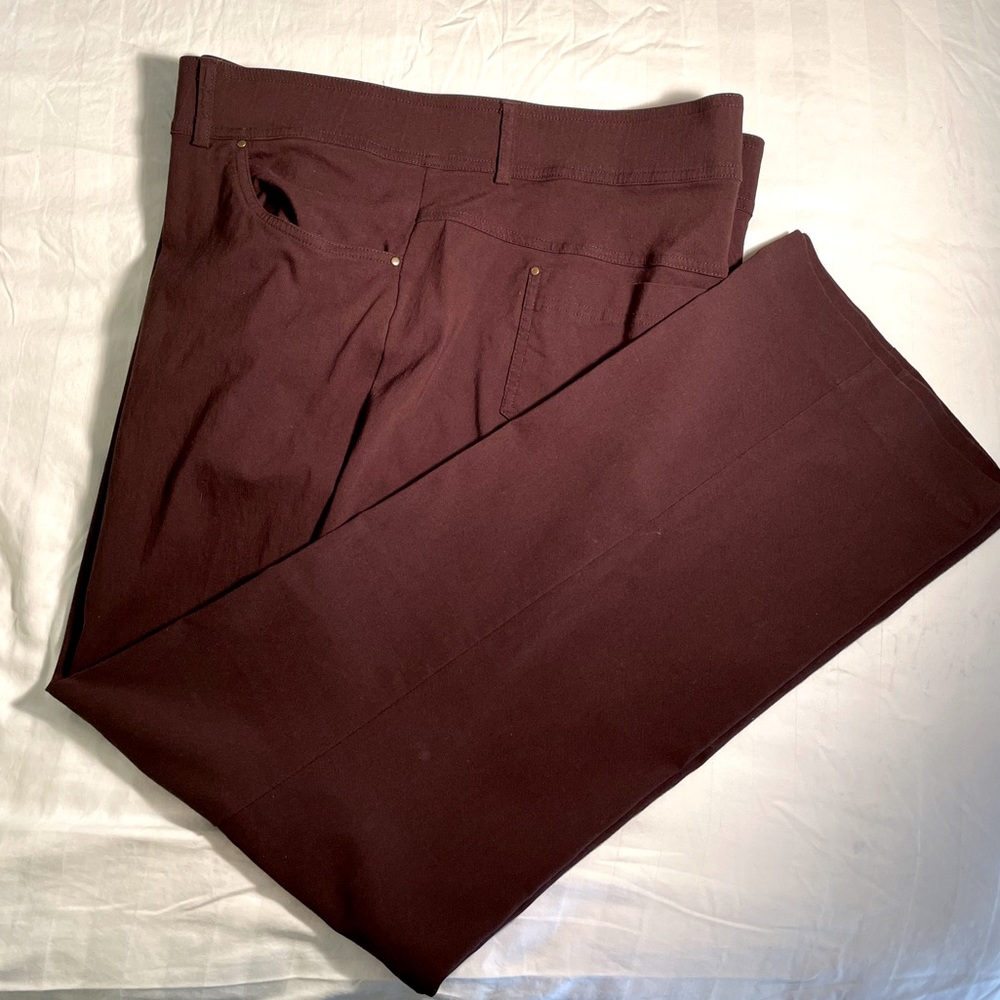 89th & Madison Chocolate brown pants  20W